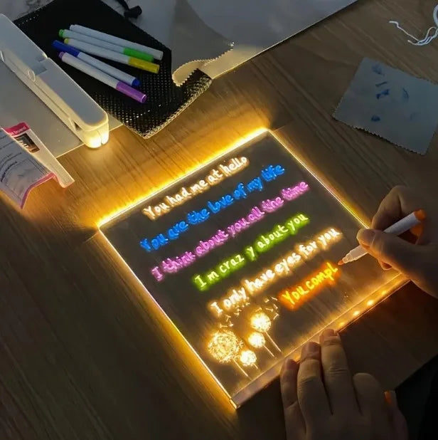 Lśniąca Tablica do Rysowania LED